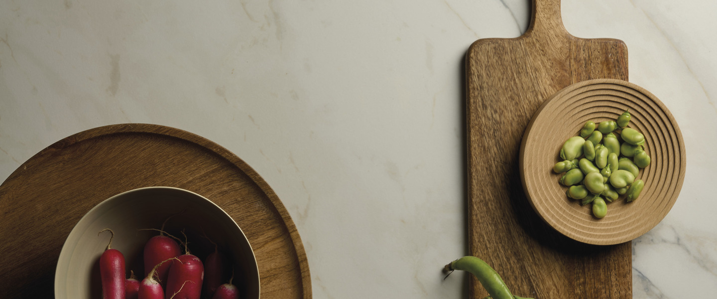 Kitchen countertops Effect Marble arabescato 4d